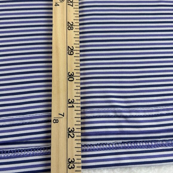 Southern Marsh Mens Performance Golf Polo Shirt Purple Stripe Size XL - Picture 5 of 7